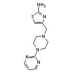 4-{[4-(pyrimidin-2-yl)piperazin-1-yl]methyl}-1,3-thiazol-2-amine