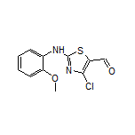 4-Chloro-2-[(2-methoxyphenyl)amino]thiazole-5-carbaldehyde