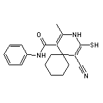 5-cyano-4-mercapto-2-methyl-N-phenyl-3-azaspiro[5.5]undeca-1,4-diene-1-carboxamide