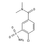 4-chloro-N,N-dimethyl-3-sulfamoylbenzamide