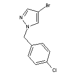 4-bromo-1-[(4-chlorophenyl)methyl]-1H-pyrazole