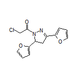 2-Chloro-1-[3,5-di(2-furyl)-4,5-dihydro-1-pyrazolyl]ethanone