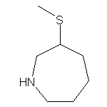 3-(methylsulfanyl)azepane