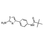 N-[4-(2-amino-1,3-thiazol-4-yl)phenyl]-2,2-dimethylpropanamide