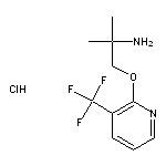 2-(2-amino-2-methylpropoxy)-3-(trifluoromethyl)pyridine hydrochloride