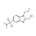 2-(Chloromethyl)-N,N-dimethyl-1-propylbenzimidazole-5-sulfonamide