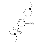 3-Amino-N,N-diethyl-4-(4-ethyl-piperazin-1-yl)-benzenesulfonamide