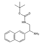 tert-butyl N-[2-amino-2-(naphthalen-2-yl)ethyl]carbamate