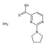 2-(pyrrolidin-1-yl)pyrimidine-4-carboxylic acid hydrate