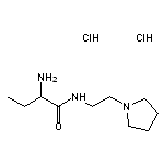 2-amino-N-[2-(pyrrolidin-1-yl)ethyl]butanamide dihydrochloride