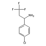 1-(4-chlorophenyl)-3,3,3-trifluoropropan-1-amine