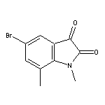 5-bromo-1,7-dimethyl-2,3-dihydro-1H-indole-2,3-dione