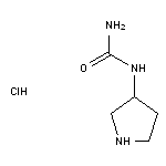 (pyrrolidin-3-yl)urea hydrochloride