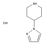 4-(1H-pyrazol-1-yl)piperidine hydrochloride