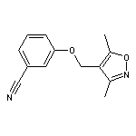 3-[(dimethyl-1,2-oxazol-4-yl)methoxy]benzonitrile