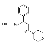 3-amino-1-(3-methylmorpholin-4-yl)-3-phenylpropan-1-one hydrochloride