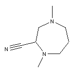 1,4-dimethyl-1,4-diazepane-2-carbonitrile