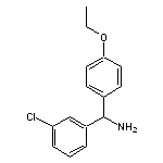 (3-chlorophenyl)(4-ethoxyphenyl)methanamine