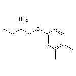 4-[(2-aminobutyl)sulfanyl]-1,2-dimethylbenzene