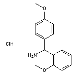 (2-methoxyphenyl)(4-methoxyphenyl)methanamine hydrochloride