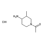 1-(4-amino-3-methylpiperidin-1-yl)ethan-1-one hydrochloride