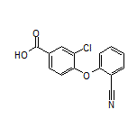 3-chloro-4-(2-cyanophenoxy)benzoic acid