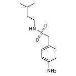 1-(4-aminophenyl)-N-(3-methylbutyl)methanesulfonamide