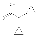 2,2-dicyclopropylacetic acid