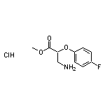 methyl 3-amino-2-(4-fluorophenoxy)propanoate hydrochloride