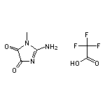 2-amino-1-methyl-4,5-dihydro-1H-imidazole-4,5-dione, trifluoroacetic acid