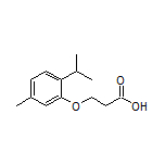 3-(2-Isopropyl-5-methylphenoxy)propanoic Acid