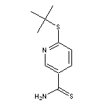 6-(tert-butylsulfanyl)pyridine-3-carbothioamide