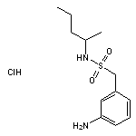 1-(3-aminophenyl)-N-(pentan-2-yl)methanesulfonamide hydrochloride