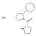 2-cyclohexyl-1-[(2S)-pyrrolidine-2-carbonyl]pyrrolidine hydrochloride