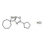 1-(5-Cyclopentyl-1,2,4-oxadiazol-3-yl)cycloheptanamine Hydrochloride