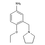 4-ethoxy-3-(pyrrolidin-1-ylmethyl)aniline