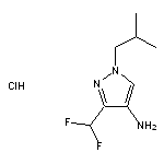 3-(difluoromethyl)-1-(2-methylpropyl)-1H-pyrazol-4-amine hydrochloride