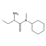 2-amino-N-cyclohexyl-N-methylbutanamide