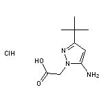 2-(5-amino-3-tert-butyl-1H-pyrazol-1-yl)acetic acid hydrochloride