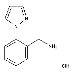 [2-(1H-pyrazol-1-yl)phenyl]methanamine hydrochloride