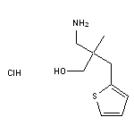 3-amino-2-methyl-2-(thiophen-2-ylmethyl)propan-1-ol hydrochloride