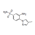 3-Amino-4-(4-methyl-1-pyrazolyl)benzenesulfonamide