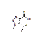 5-(difluoromethyl)-1-methyl-1H-1,2,3-triazole-4-carboxylic acid