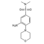 3-amino-N,N-dimethyl-4-(morpholin-4-yl)benzene-1-sulfonamide