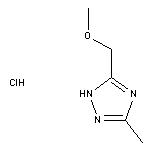 5-(methoxymethyl)-3-methyl-1H-1,2,4-triazole hydrochloride