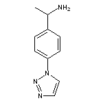 1-[4-(1H-1,2,3-triazol-1-yl)phenyl]ethan-1-amine