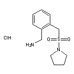 {2-[(pyrrolidine-1-sulfonyl)methyl]phenyl}methanamine hydrochloride