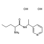 2-amino-N-[1-(pyridin-3-yl)ethyl]pentanamide dihydrochloride