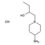 1-(4-aminopiperidin-1-yl)butan-2-ol hydrochloride