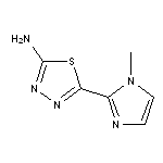 2-Amino-5-(1-methyl-2-imidazolyl)-1,3,4-thiadiazole